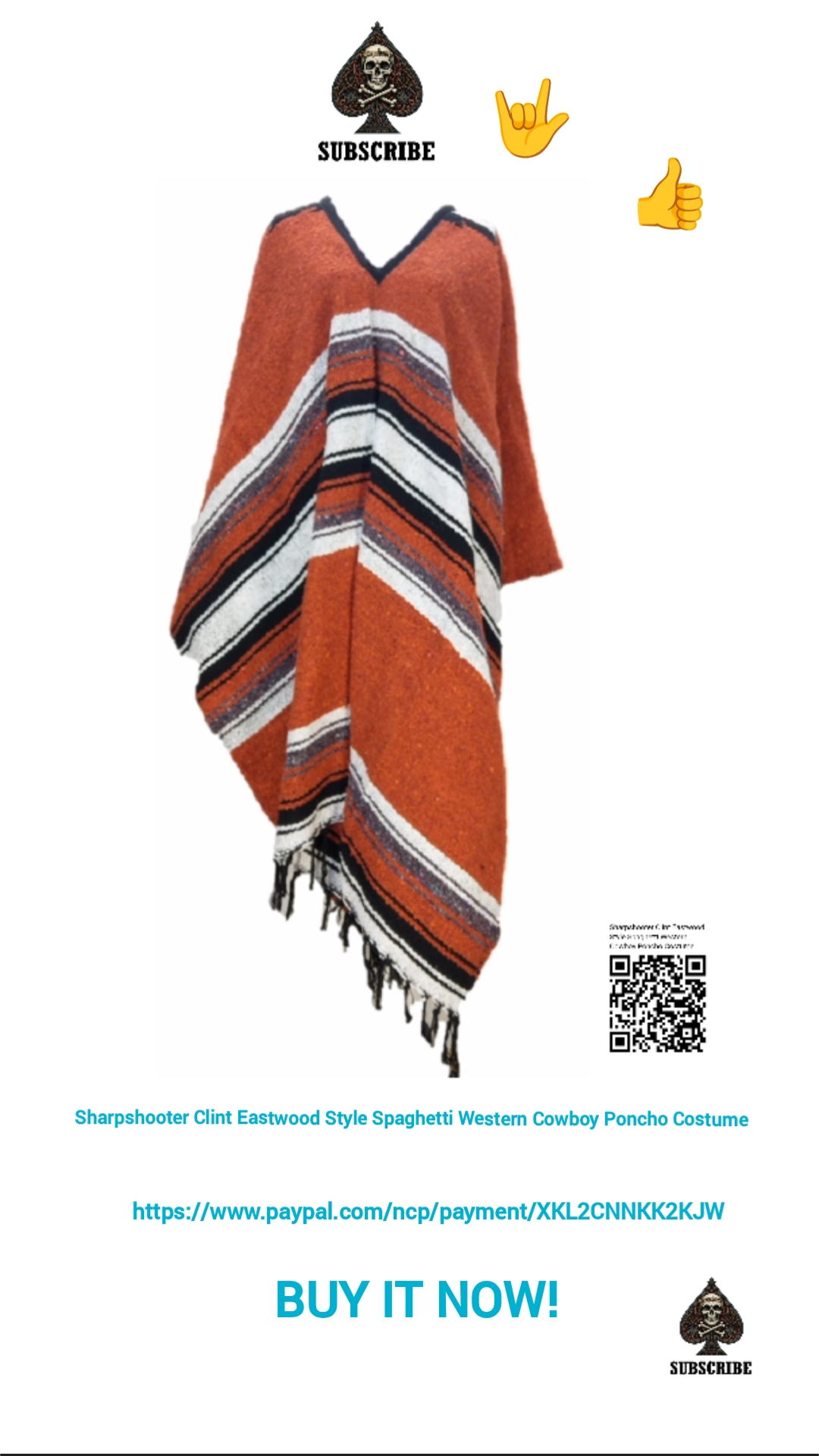 Sharpshooter-Clint-Eastwood-Style-Spaghetti-Western-Cowboy-Poncho-Costume (5)
